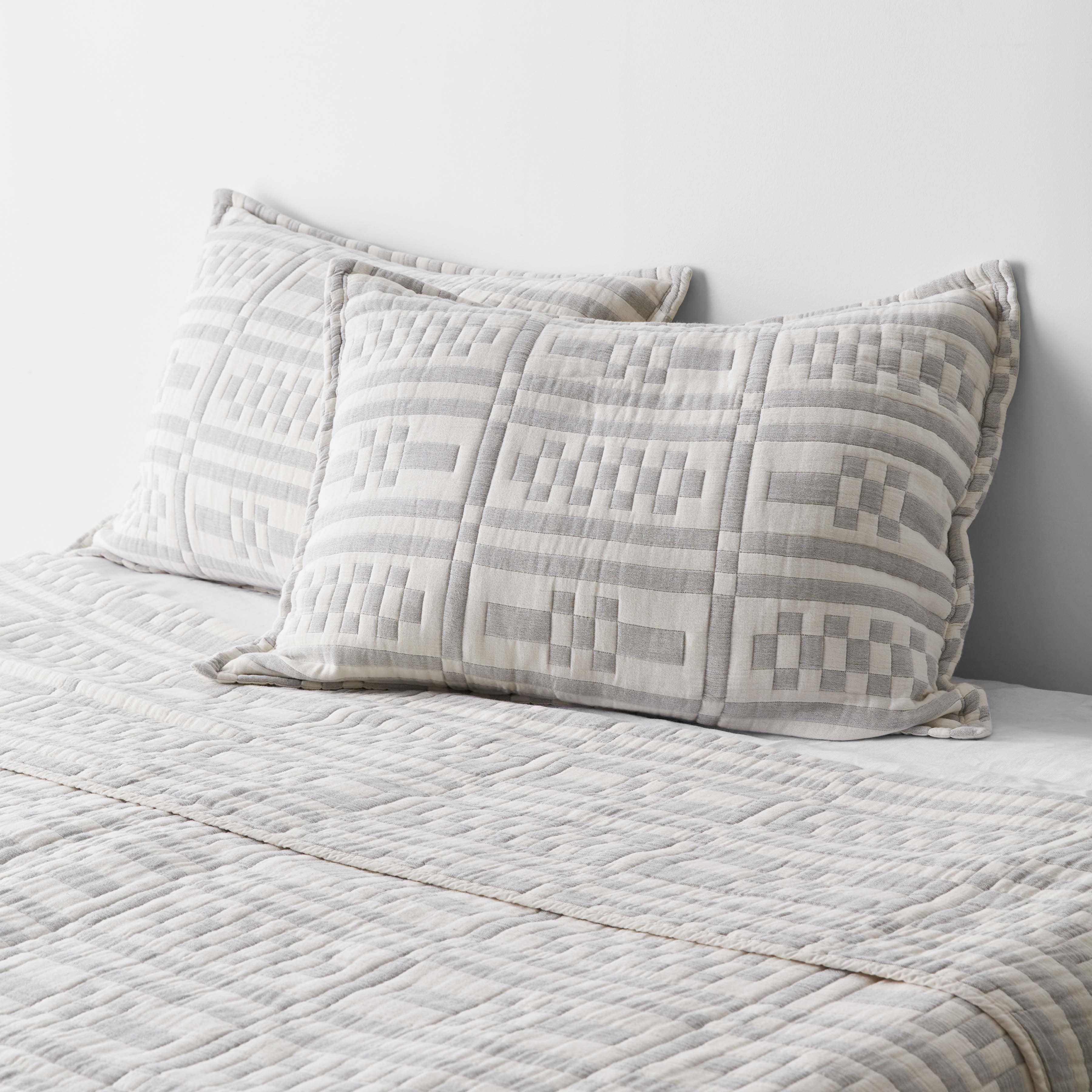 Alegria Organic Cotton Quilted Shams - Image 2