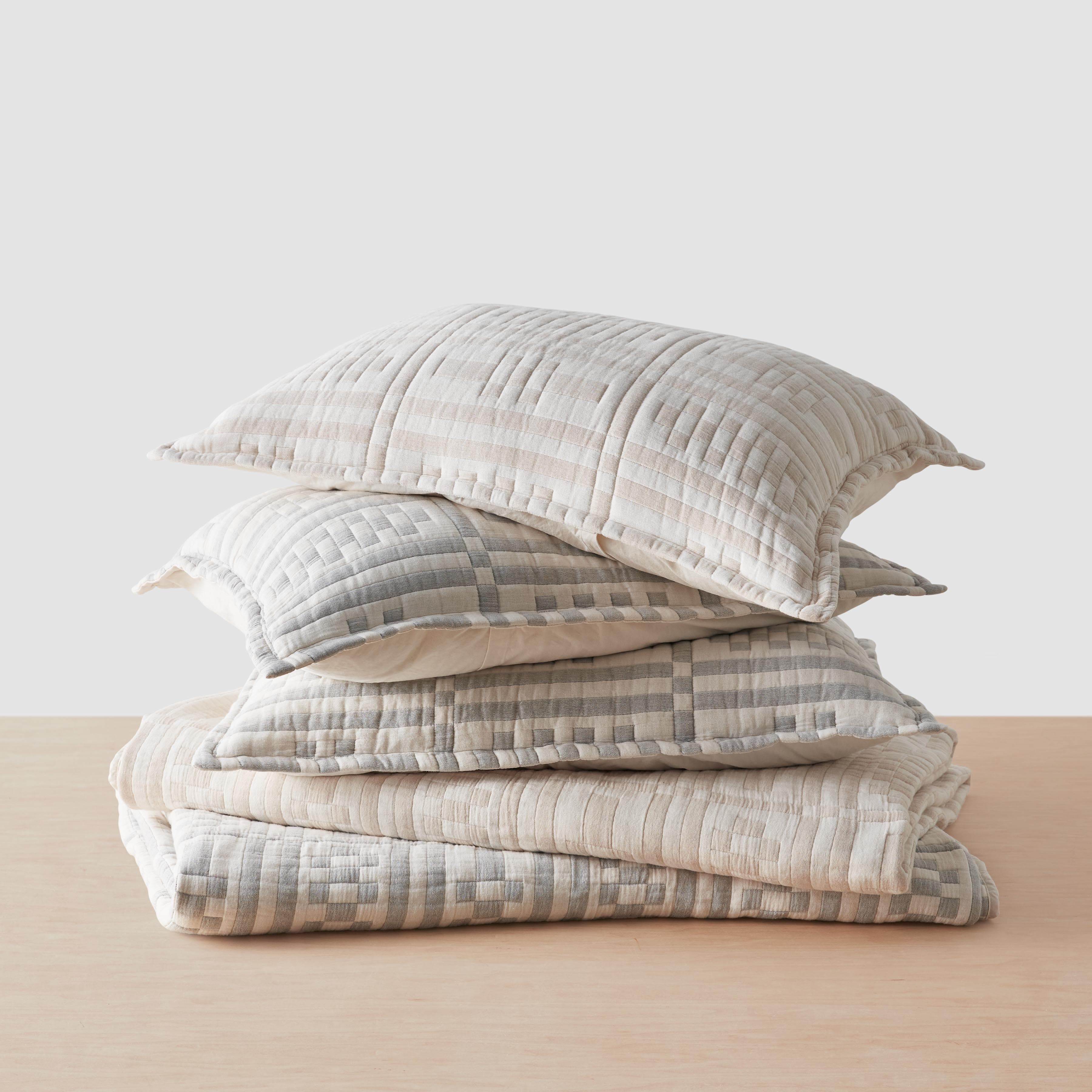 Alegria Organic Cotton Quilted Shams - Image 3